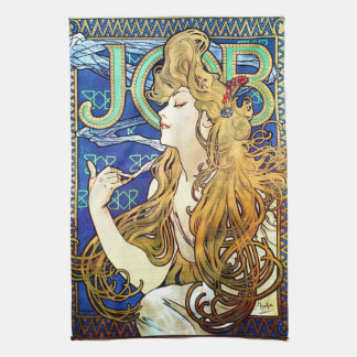 Alphonse Mucha JOB Handtuch