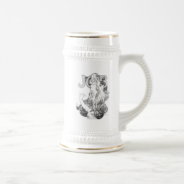 Alphonse Mucha JOB ISOGS Bierglas (Rechts)