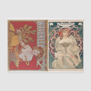 Alphonse Mucha Jugendstil für Künstler Seidenpapier