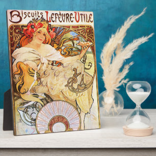 Alphonse Mucha Kekse Lefevre-Utile Fotoplatte