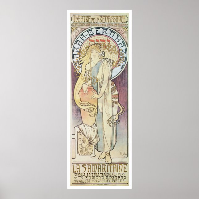 Alphonse Mucha. La Samaritaine, 1897 Poster (Vorne)