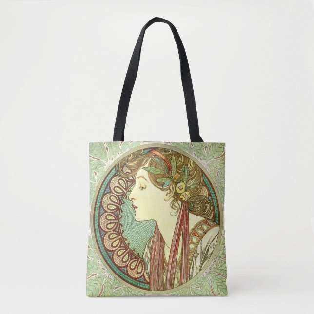 Alphonse Mucha Laurel Gallery Tasche (Vorderseite)