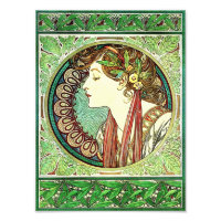 Alphonse Mucha Laurel Print