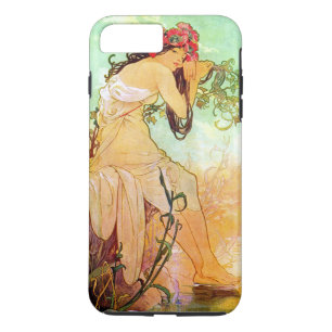 Alphonse Mucha Mädchen am Teich Case-Mate iPhone Hülle