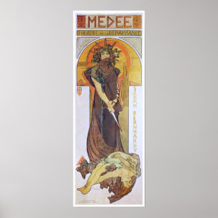Alphonse Mucha. Medee, 1898 Poster