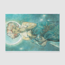 Alphonse Mucha Moonlight Clair De Lune Art Nouveau