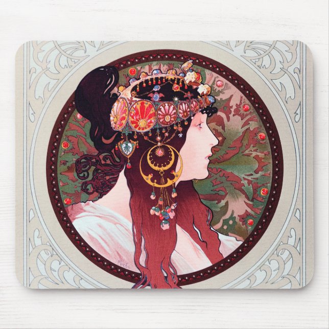 Alphonse Mucha Mousepad (Vorne)