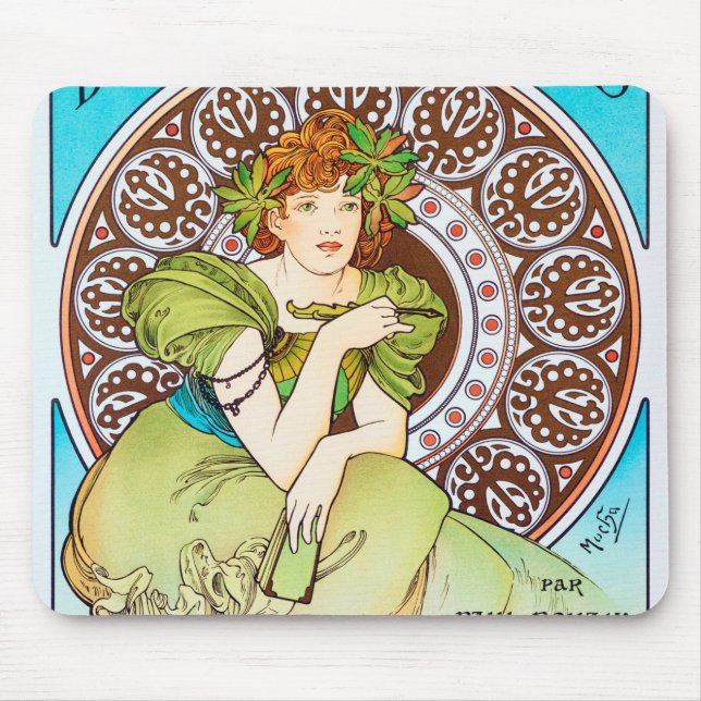 Alphonse Mucha Mousepad (Vorne)