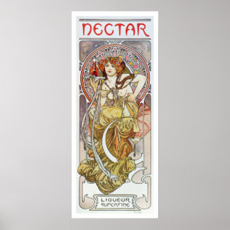 Alphonse Mucha. Nektar, 1899 Poster