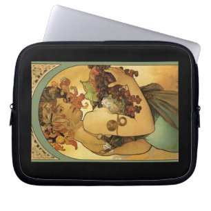 Alphonse Mucha Obstmalerei Laptopschutzhülle