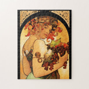 Alphonse Mucha Obstpuzzle