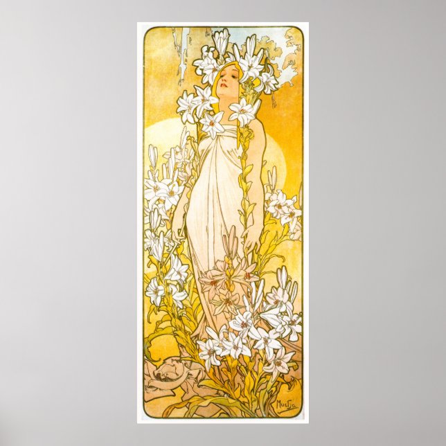 Alphonse Mucha Poster (Vorne)