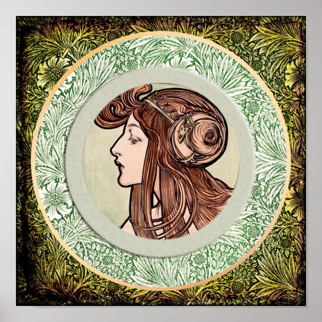 Alphonse Mucha Poster (Vorne)