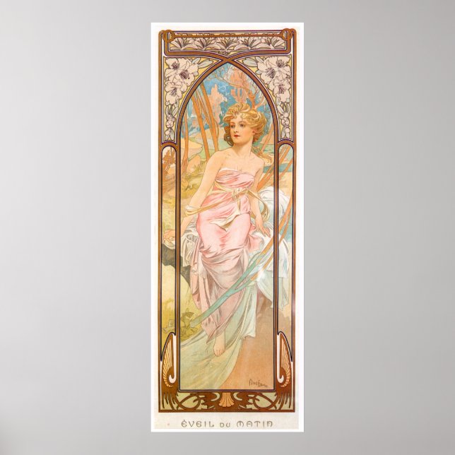 Alphonse Mucha Poster (Vorne)