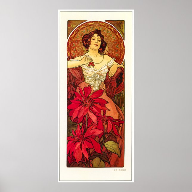 Alphonse Mucha Poster (Vorne)