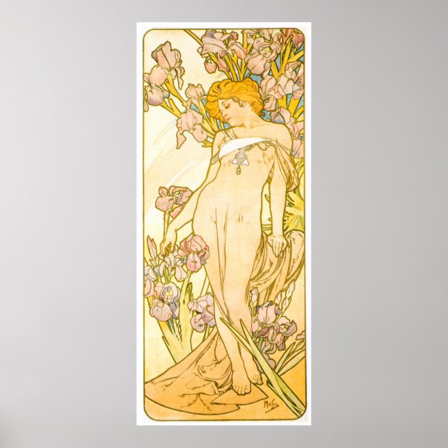 Alphonse Mucha Poster (Vorne)
