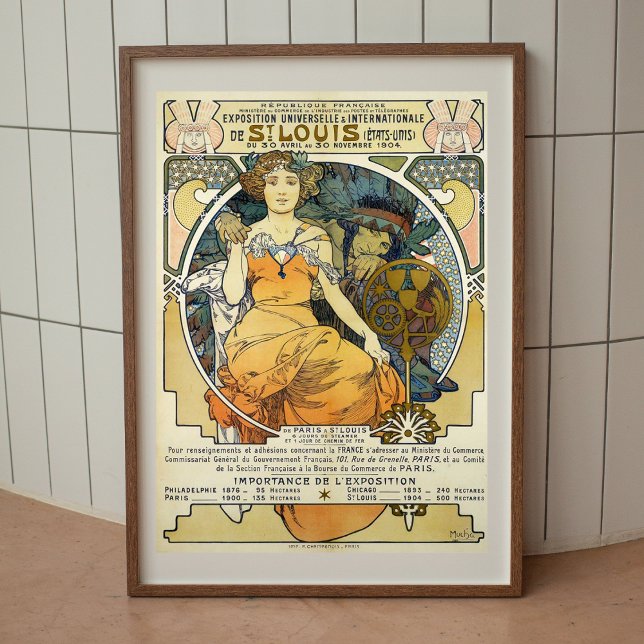 Alphonse Mucha poster vintage Art nouveau (Créateur téléchargé)