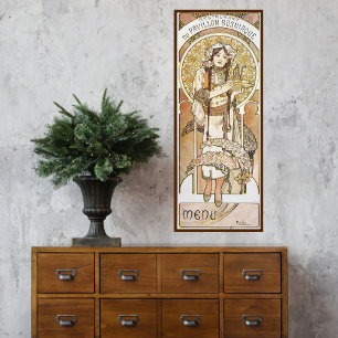 Alphonse Mucha poster vintage Art Nouveau