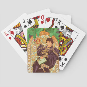 Alphonse Mucha Prince und Dragon Spielkarten