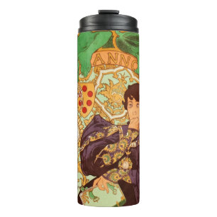Alphonse Mucha Prince und Dragon Thermosbecher