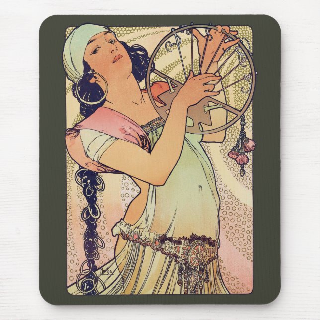 Alphonse Mucha , “ Salome ” Mousepad (Vorne)
