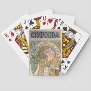 Alphonse Mucha - Sarah Bernhard Malerei Spielkarten