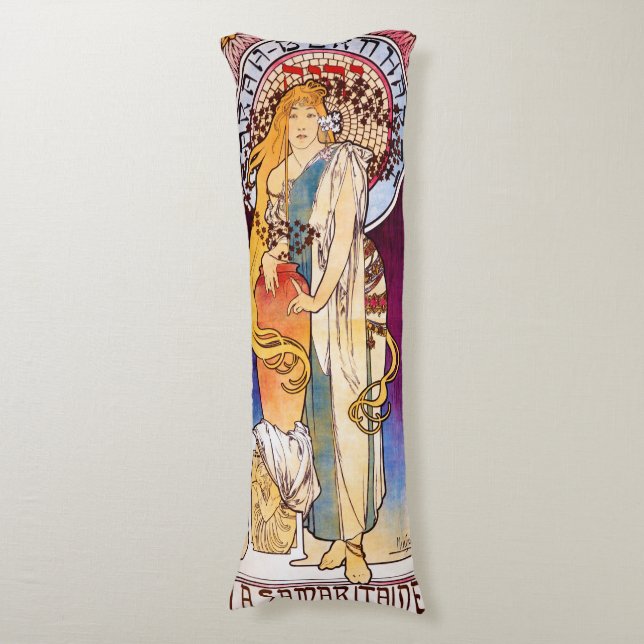 Alphonse Mucha Seitenschläferkissen (Vorderseite Vertikal)