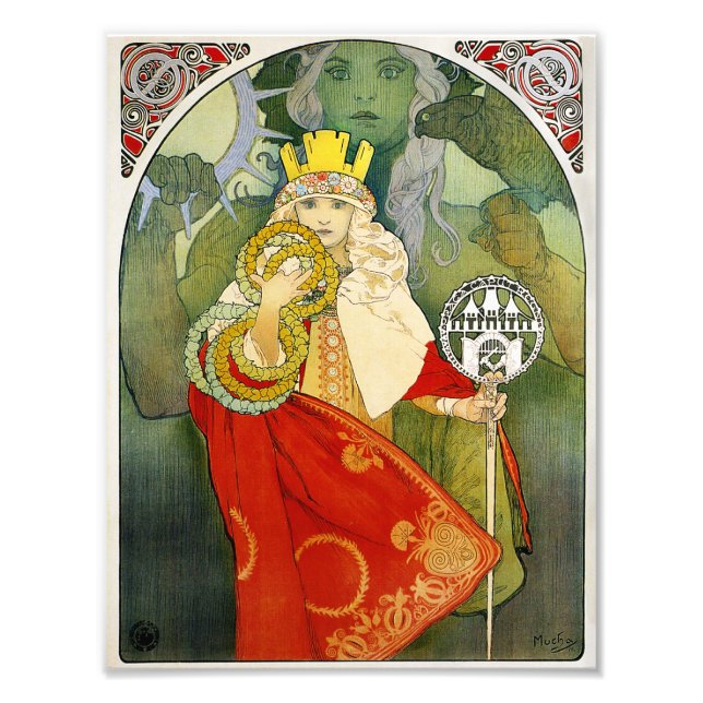 Alphonse Mucha Sokol Festival - Martha Argerich Pr Fotodruck (Vorne)