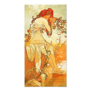 Alphonse Mucha Sommernummer Fotodruck