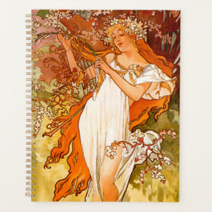 Alphonse Mucha Spring Planer