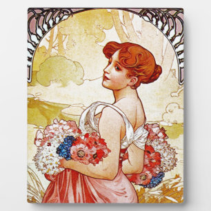 Alphonse Mucha Summer Fotoplatte