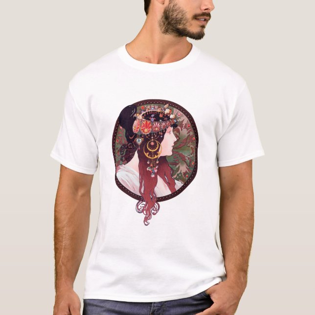 Alphonse Mucha T-Shirt (Vorderseite)