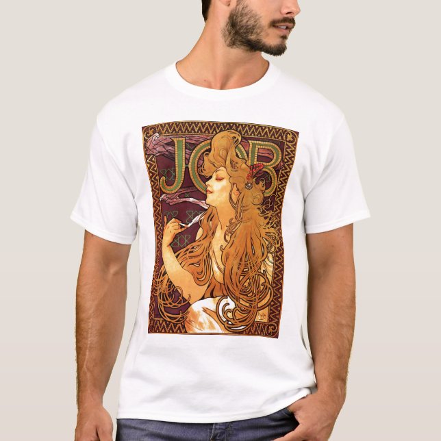 Alphonse Mucha T-Shirt (Vorderseite)