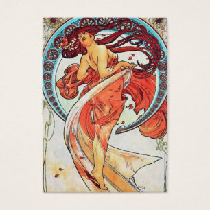 Alphonse Mucha Tanz Vintage Jugendstil-Malerei