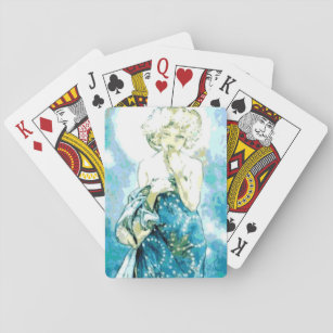 Alphonse Mucha The Moon Playing Cards Spielkarten