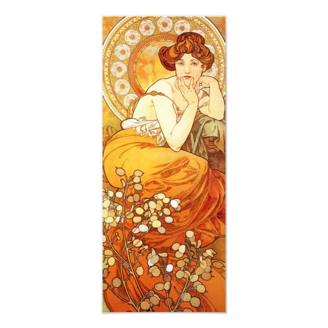 Alphonse Mucha Topaz Druck (Vorne)