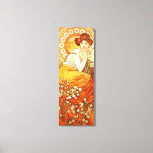 Alphonse Mucha Topaz-Leinwand-Plakat Leinwanddruck