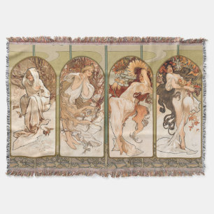 Alphonse Mucha Vier Jahreszeiten 1897 Art Nouveau  Decke