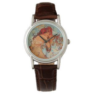 Alphonse Mucha, Vier Jahreszeiten, Sommer Armbanduhr