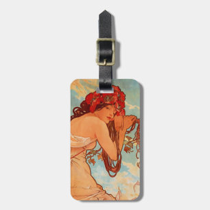 Alphonse Mucha, Vier Jahreszeiten, Sommer Gepäckanhänger