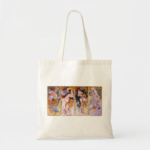 Alphonse Mucha Vier Jahreszeiten Tote Tasche