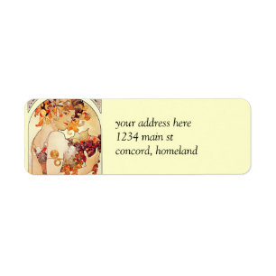 Alphonse Mucha Vintage Art