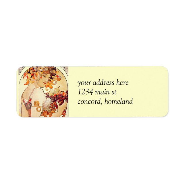 Alphonse Mucha Vintage Art (Vorne)