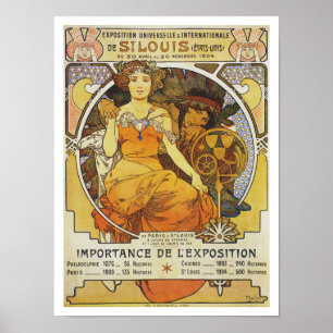 Alphonse Mucha Vintage-Plakat Poster