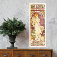 Alphonse Mucha Vintage Plakatwand Kunst