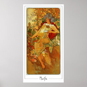 Alphonse Mucha Zedign Art Poster #127