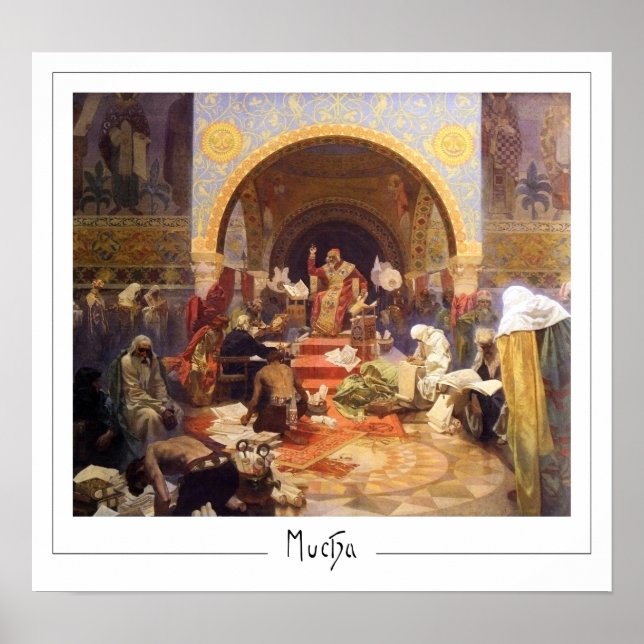 Alphonse Mucha Zedign Art Poster #150 (Vorne)