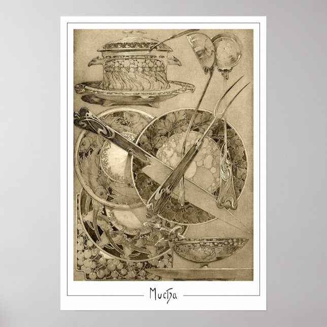 Alphonse Mucha Zedign Art Poster #210 (Vorne)