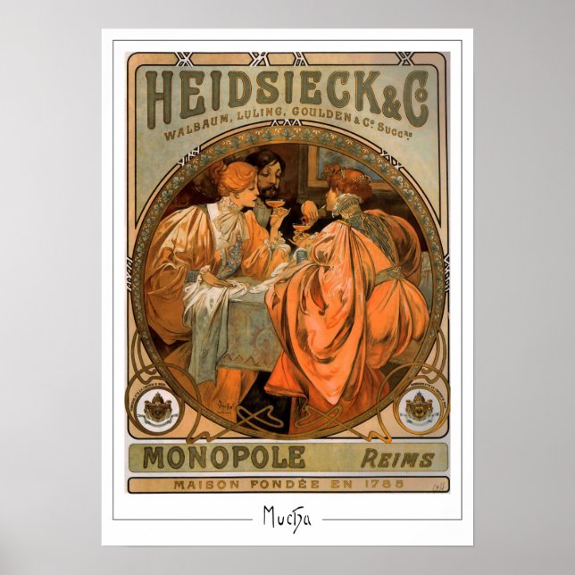 Alphonse Mucha Zedign Art Poster #218 (Vorne)