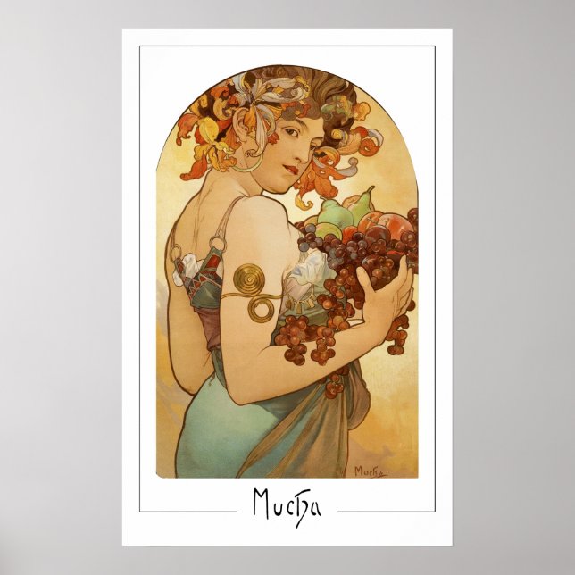 Alphonse Mucha Zedign Art Poster #220 (Vorne)